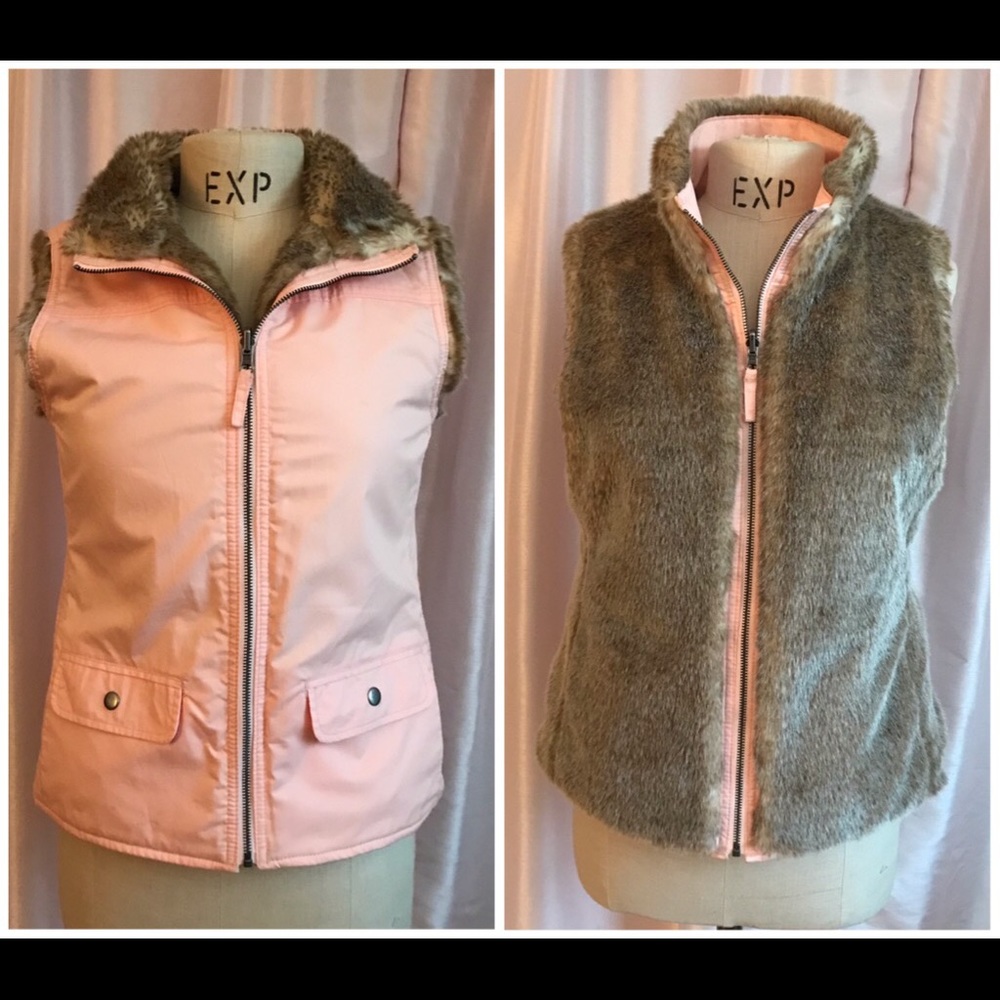 Reversible Faux Fur Vest